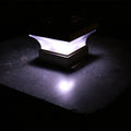 Outdoor solar column headlight XNZ-0012 with LED, IP44, white light option, 145x145x130mm