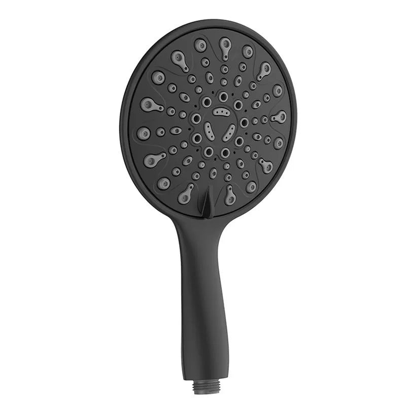 6-inch handheld shower head with six spray functions including massage, bubble and rain modes