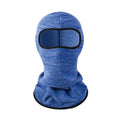 Cotton motorcycle head cover and gloves set in street style dome cap design for winter riding