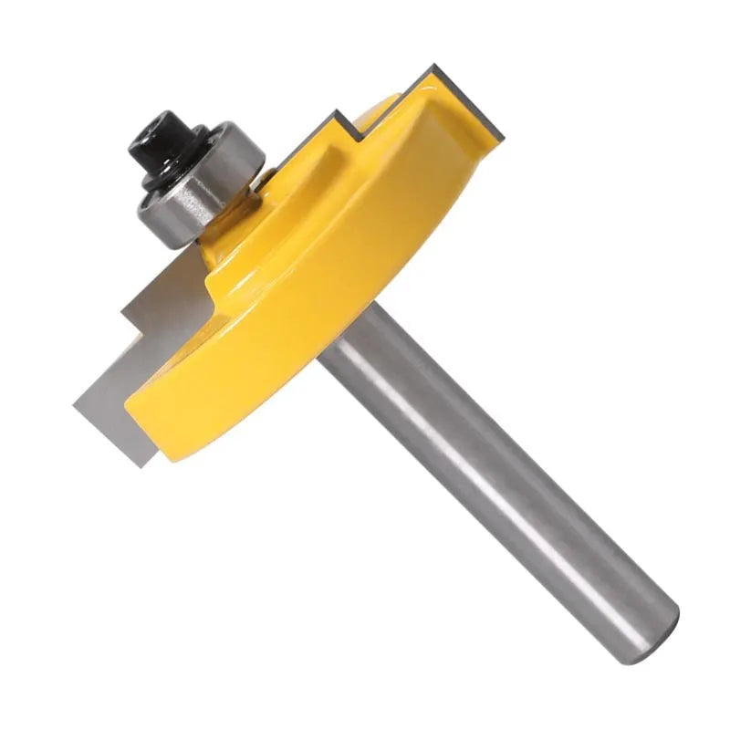 Carbide door and window step knife cutter with 8mm shank and measurements displayed