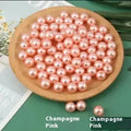 Handmade DIY beaded clear acrylic jewelry box with Nordic style, available in blue green pink purple white