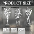 Set of three metal flower wall art pieces in country farmhouse style for bathroom decoration
