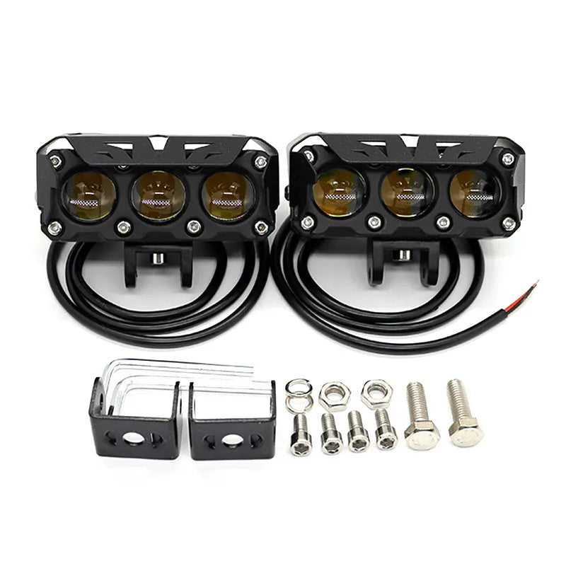 30W Raptor electromobile light with die cast aluminium shell and PC face mask for off-road vehicles