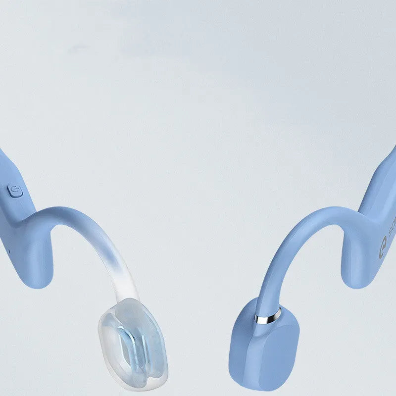 Bone conduction wireless Bluetooth headset with hanging neck design in multiple colour options