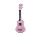 Junning 21-inch children's beginner ukulele with cowhide box in black