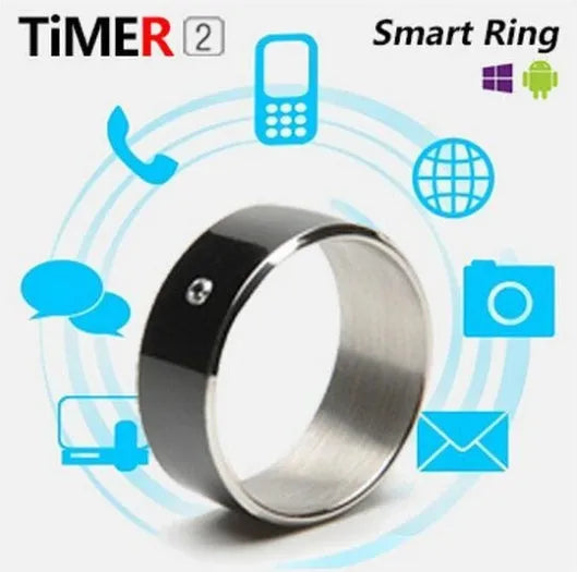 Black4 NFC finger ring for Android devices with sizes 8 to 12