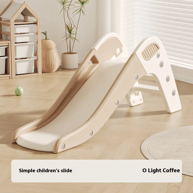 Small plastic baby slide for toddlers under three years old, shown in a choice of colours.