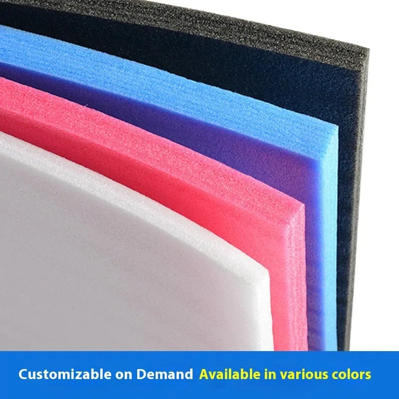 White high-density EPE pearl cotton foam board measuring 2 metres by 1 metre