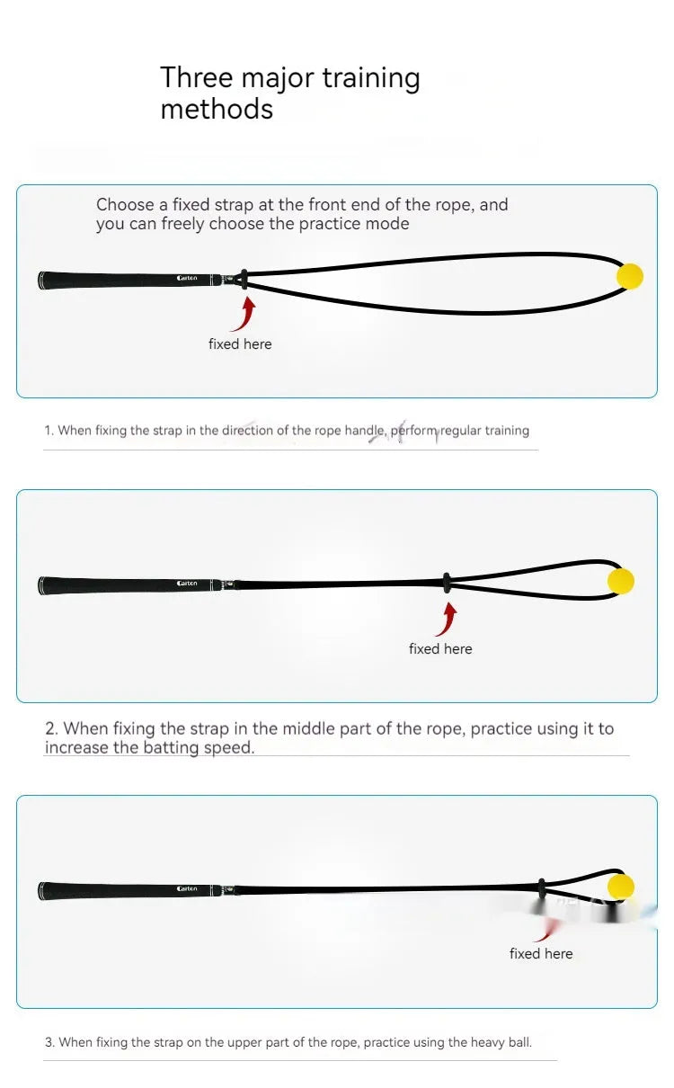 Black silicone elastic golf swing trainer for physical correction practice
