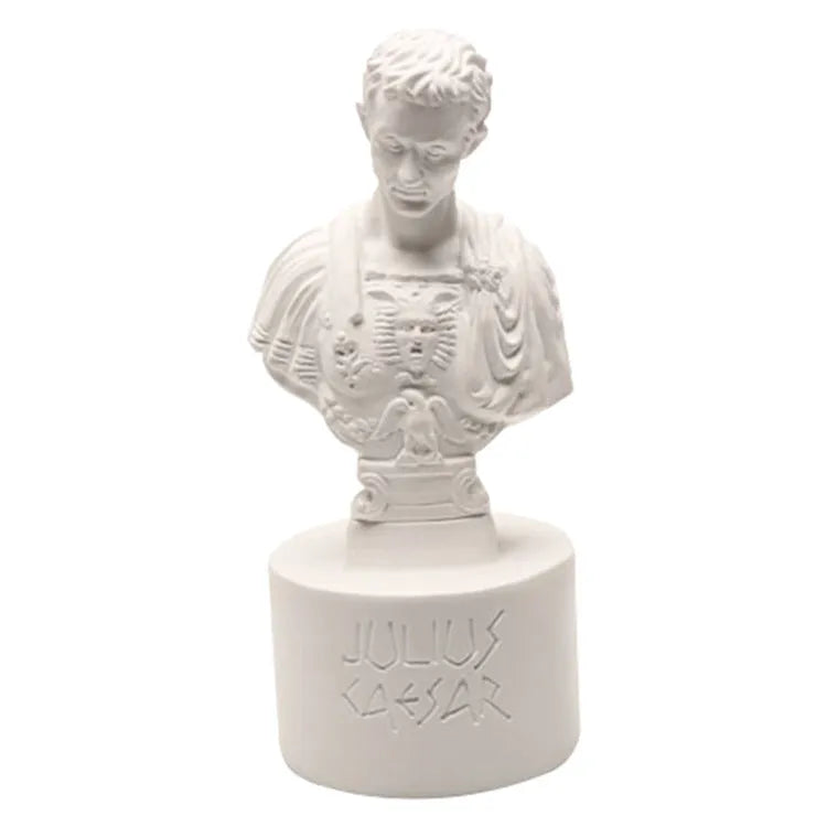 White American Creative Character Modeling Pen Holder in synthetic resin for desktop pen organisation