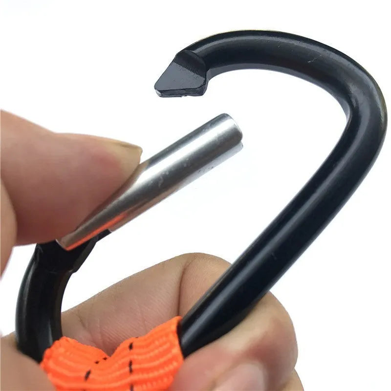 Orange 90cm fishing rod safety rope with elastic anti-separation design