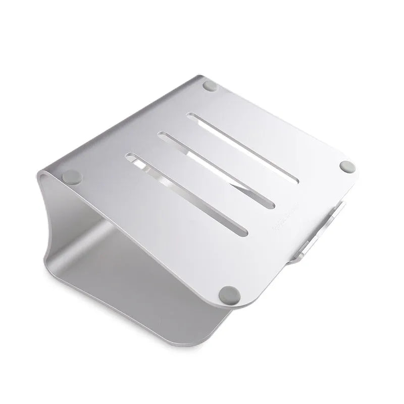 Aluminium alloy notebook cooling bracket with rotary mechanism in silver or grey colour
