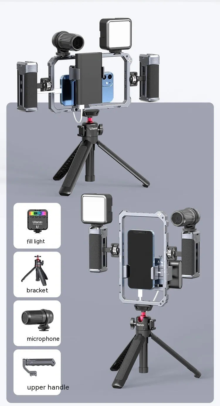 Universal Mobile Phone Rabbit Cage in colour 3127, made of aluminium alloy and silicone, for livestock photography.