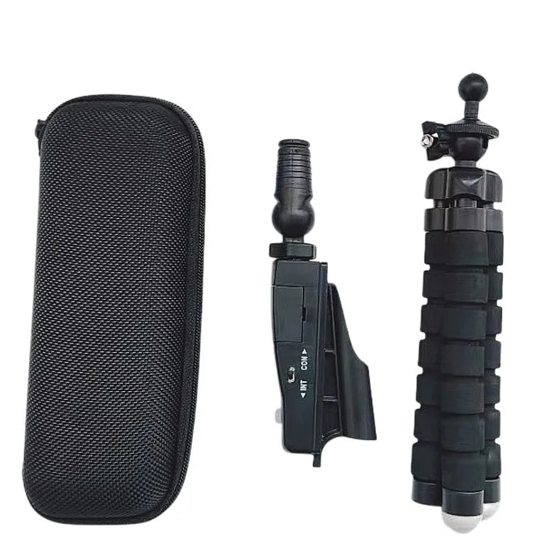 Golf putter laser aiming instrument with options for zipper box and tripod mount