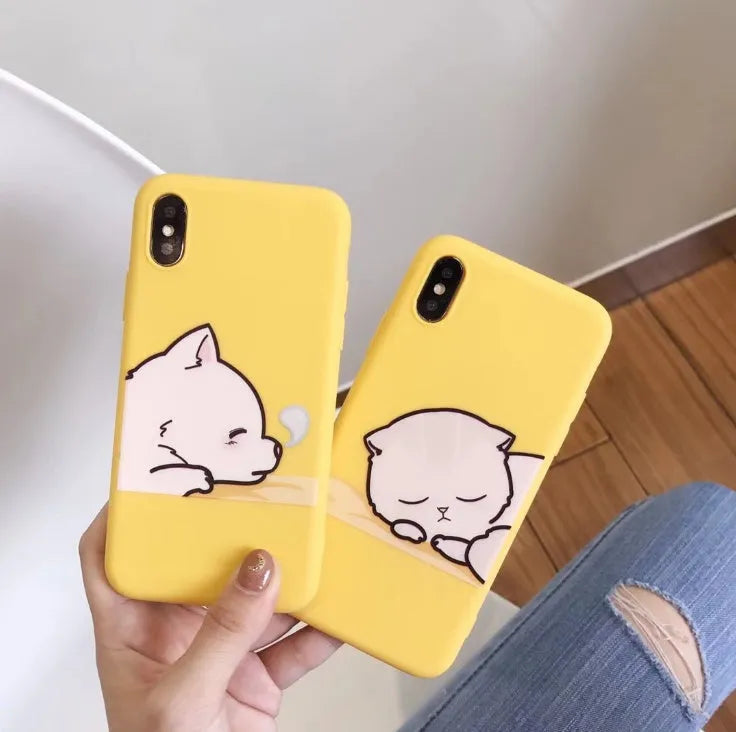 Cartoon giraffe phone case in soft TPU silicone for iPhone XR XS Max X 6 6S 7 8 Plus and other models