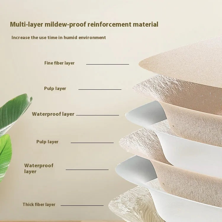 Brown disposable waterproof cat litter box shown in three available sizes.