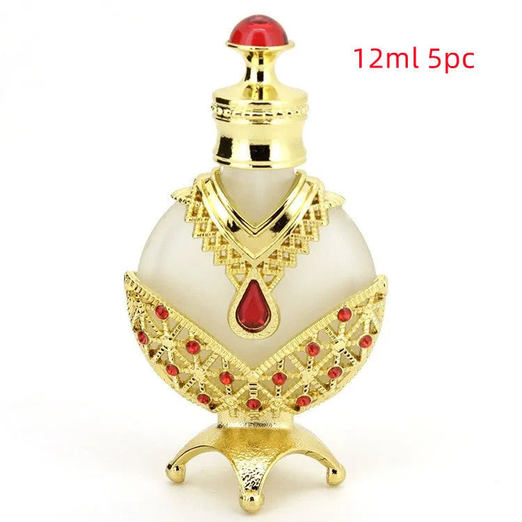 Concentrated perfume oil 12ml and 35ml glass bottles with floral fragrance and essential oil