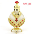 Concentrated perfume oil 12ml and 35ml glass bottles with floral fragrance and essential oil