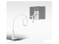 Universal lazy bracket tablet mount holder in black or white with 100cm or 70cm stretch length and 18cm by 25cm bag