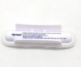 Blue universal car wiper cloth 11.5 cm for rain repellent windshield cleaning on white plastic handle