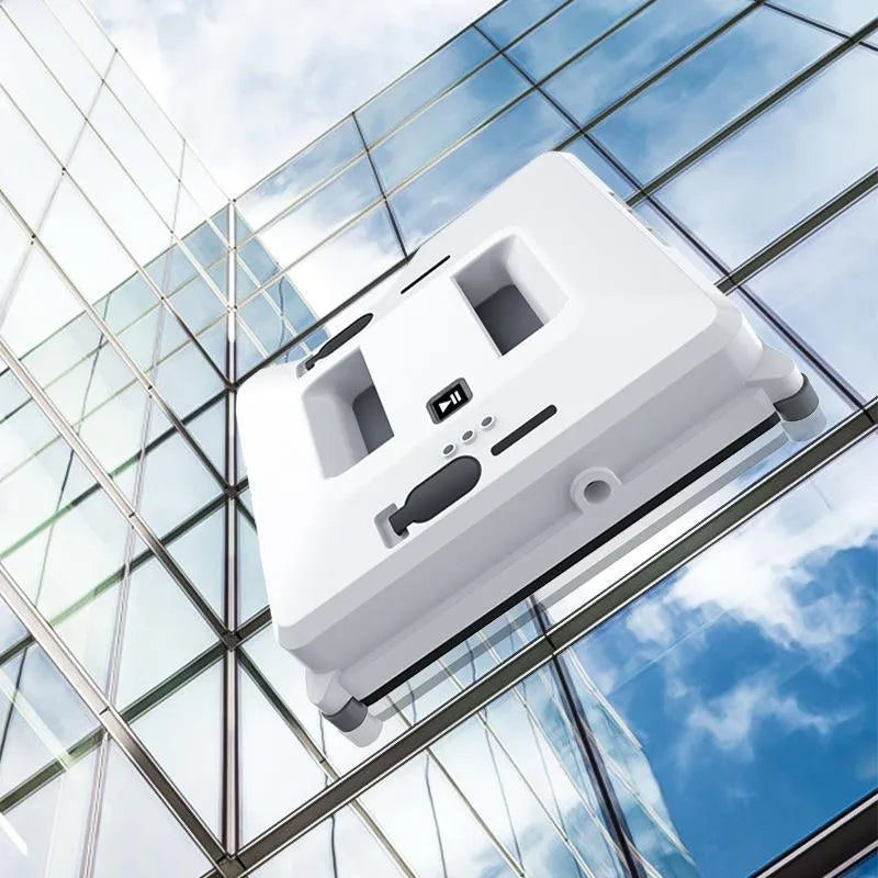 Intelligent small window cleaner robot automatic glass window cleaner in white plastic