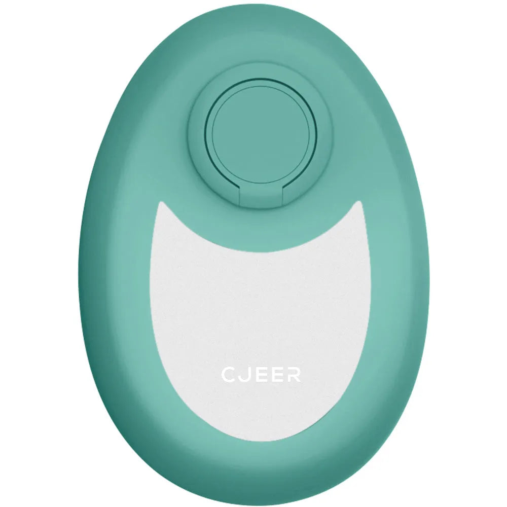 CJEER upgraded crystal hair eraser in green, a painless physical exfoliating tool with nano-glass surface and metal ring for fingers