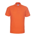 Men's plus size loose fit short sleeve polo shirt in a solid colour with a lapel collar.