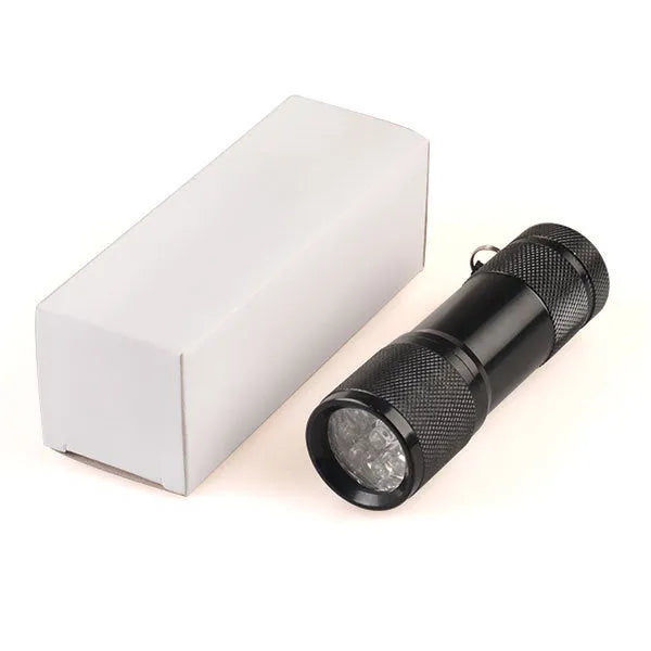 Black aluminium alloy Smart Vein Locator medical device for phlebotomy.