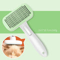 Automatic hair removal comb for pets in blue colour with one-click needle technology