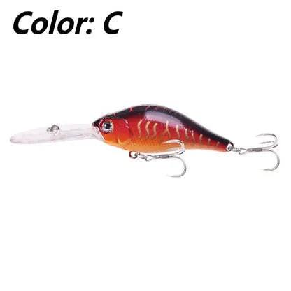Floating rock deep diving mino lure body 10.5cm 15g artificial bait for fishing