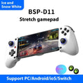 D11 wireless Bluetooth game controller in black with stretch handle, Hall trigger, and USB Type-C port