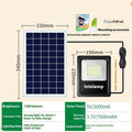 Outdoor solar-powered LED courtyard light with waterproof IP65 rating for garden path or patio.