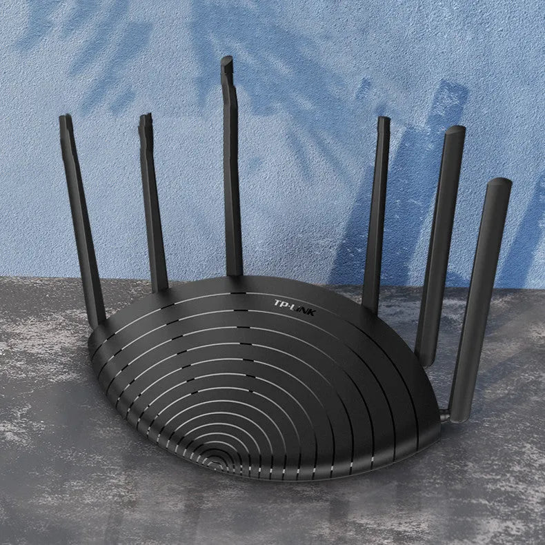 AC1900 gigabit wireless router with compact design measuring 254mm x 160mm x 38mm
