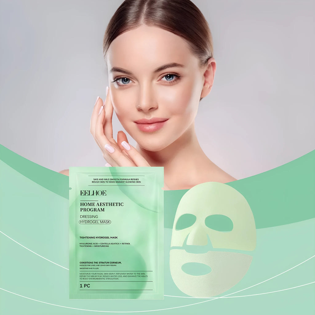 Retinol and hyaluronic acid hydrating facial sheet mask, single or 4-pack.