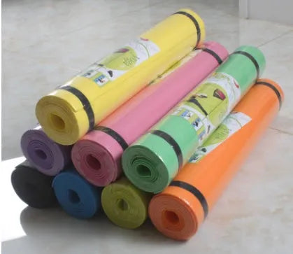 EVA foam yoga mat in choice of colours with 4mm or 6mm thickness options