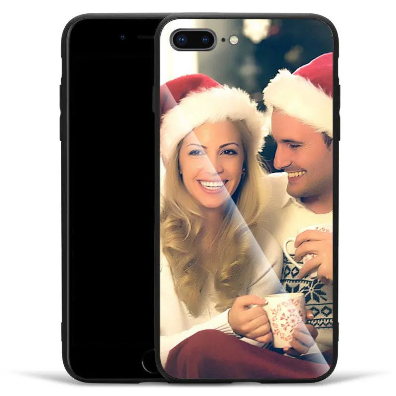 A slim, patterned phone case compatible with various Apple iPhone models, showing a raised edge around the camera.