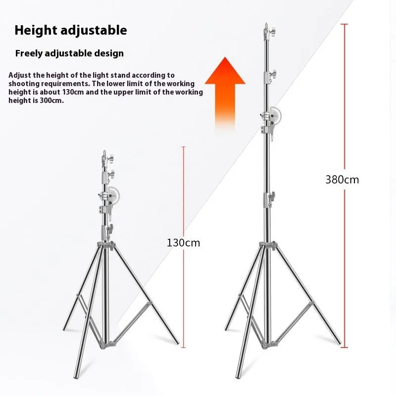 Silver stainless steel dual-purpose ceiling lamp rack with cross arm design