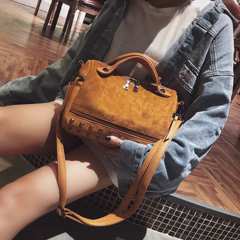 Soft PU leather women's tote shoulder bag with zip closure in classic colour options