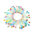 Tie-dyed fabric dog collar in green, blue, Halloween, or Christmas style patterns