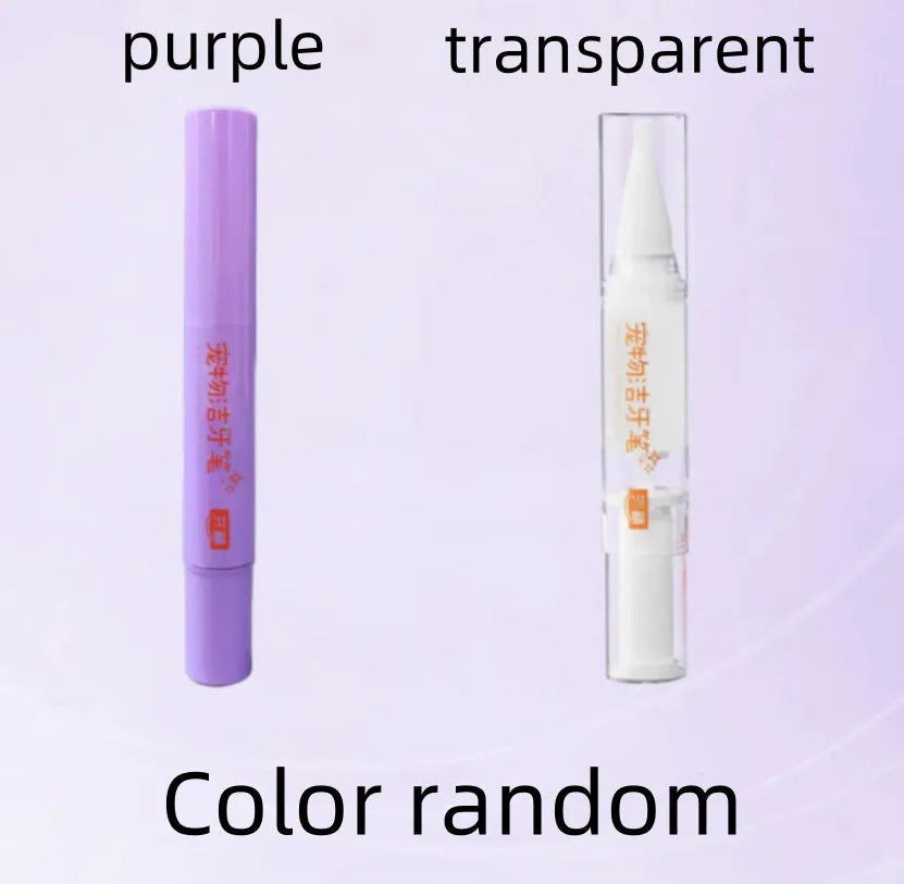 5ml pet toothbrush pen for dog and cat dental care with random colour casing