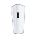 White plastic pulse calf massager with USB Type-C cable for electrotherapy and infrared physiotherapy