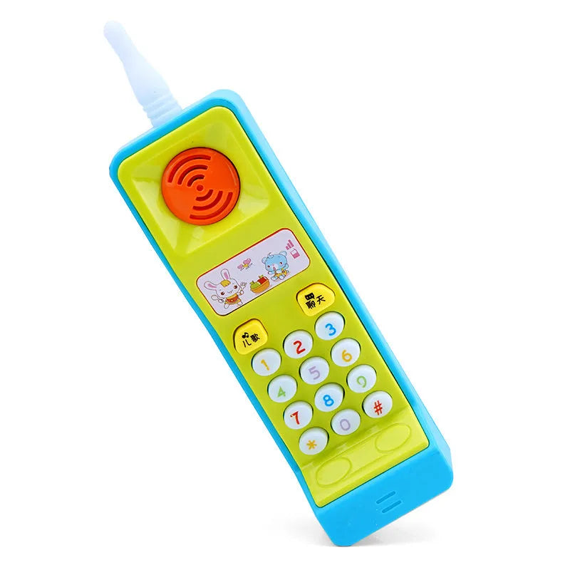 Children's electric sound and light educational toy with cartoon animal design and music features