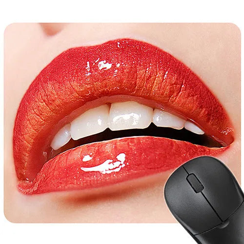 Red lips design rubber non-slip mouse pad measuring 240x200mm with four style options