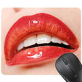 Red lips design rubber non-slip mouse pad measuring 240x200mm with four style options