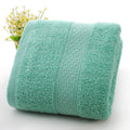 Cotton blend bath and beach towel in Apple Green colour with thickened texture