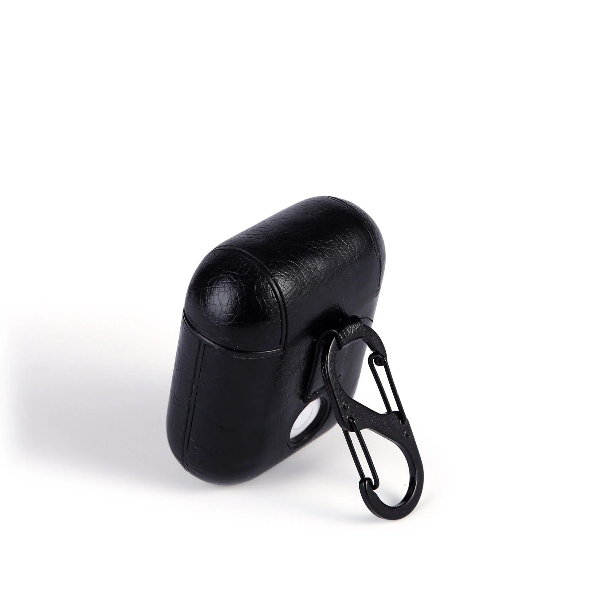 Genuine leather protective case for Apple Airpods in black, brown, light brown, and red colour options