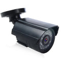 Black AHD waterproof outdoor surveillance camera with infrared LEDs around the lens.