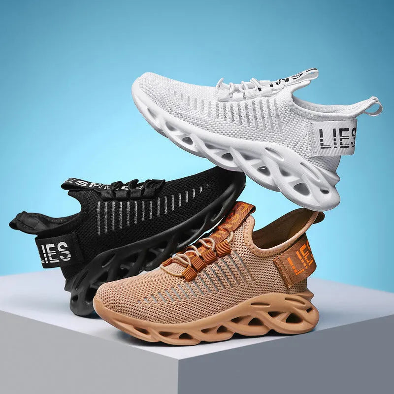 Children's coconut sneakers with Velcro fastening in black, khaki and white colour options