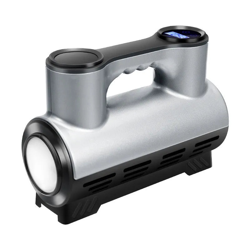 12V portable car tyre inflator with digital display and ABS housing