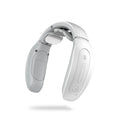 Small red or white handheld intelligent cervical massager with battery and computer controls.